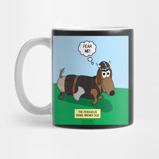 The Ferocious Viking Wiener Dog Mug